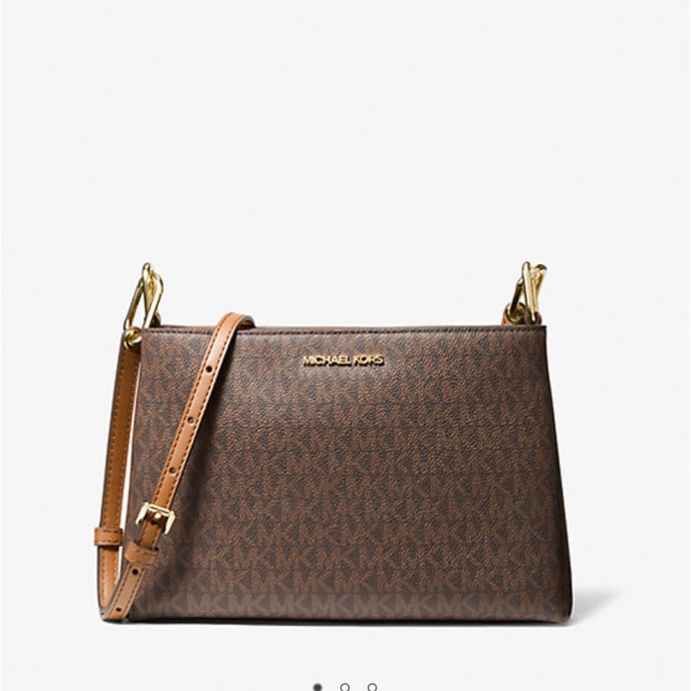 Trisha Medium Logo Crossbody Bag
